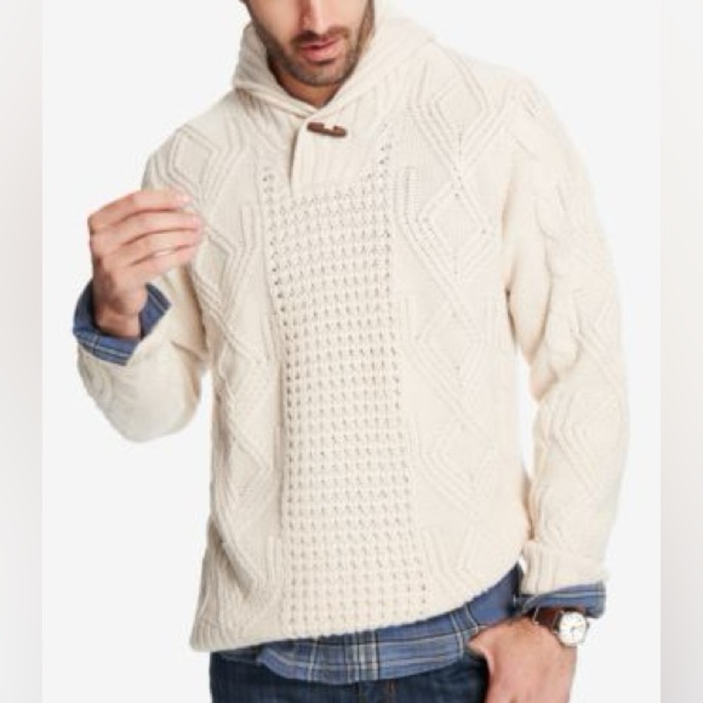 Original Weatherproof Vintage Unisex Size S Cream Sweater.